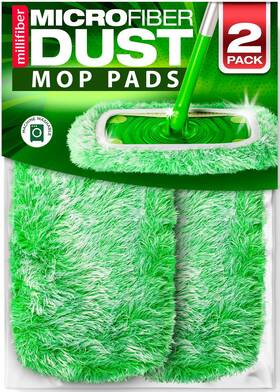 Millifiber 091128786433 Heavy Duty Duster Refills For Swiffer Sweeper Mop 2 Pack - Reusa
