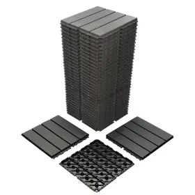 Minchi257 696226612525 36 Sq. Ft Plastic Interlocking Deck Tiles Pack 12 Inch X12 Waterproof Outdoor Minchi257 696226612525 36 Sq. Ft Plastic Interlocking Deck Tiles Pack 12 Inch X12 Waterproof Outdoor