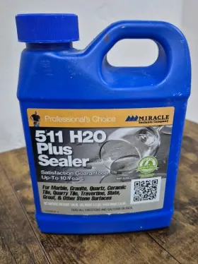 H2oplpt6 Miracle Sealants 511 H2o Plus 36.64 Oz Fast Shipping New Tile Marble Granite