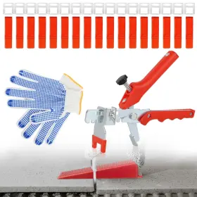 1.5in-600p Mobpmo Tile Leveling System 1/8 Inch Kit Spacers And Reusable Wedges - 600 Cli