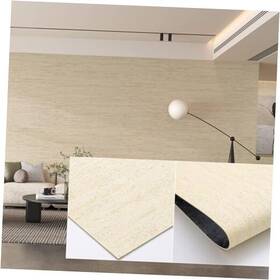Modern Wall Decor Na-pws-2500901-yl 3d Panels Peel And Stick 23.82 Inch X110 Pvc Faux Travertine 110 X 23.8 Yl