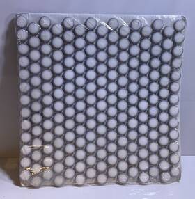 Modket Tdh86mdr Penny Tile Round Brushed Stainless Steel Ceramic 1 Ft. Backsplash Mosaic Wall