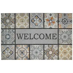 Mohawk Home 086093597818 Welcome Patina Tiles Grey 23 Inch X 35 Doorscapes Estate Mat