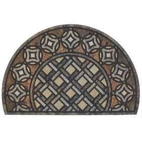 Mohawk Home 313088535556 Deco Tile Slice Brown 23 Inch X 35 Doorscapes Estate Mat