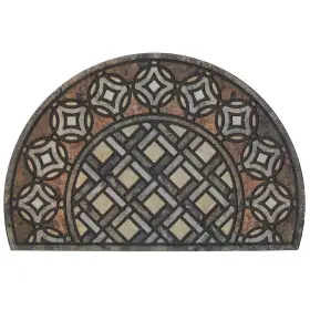 Mohawk Home 313088535556 Deco Tile Slice Brown 23 Inch X 35 Doorscapes Estate Mat