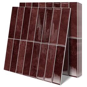 Moonfun B0fj26kj5b 10 Sheets Upgraded Thicker Design Subway Tile Peel And Stick Backsplash 12 Inch S