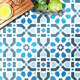 Moroccan Craft Masters 293754122860 Handmade Cement Tile Melah Blue/ Navy Blue 8