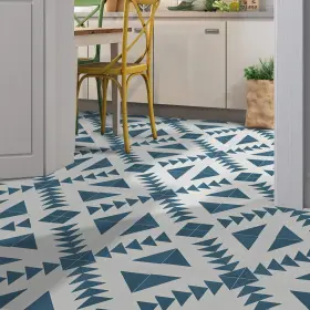Ctp60-03 Moroccan Mosaic & Tile House 782971515461 Tadla Handmade 8x8 Navy Blue/white Ctp60-03 Moroccan Mosaic & Tile House 782971515461 Tadla Handmade 8x8 Navy Blue/white