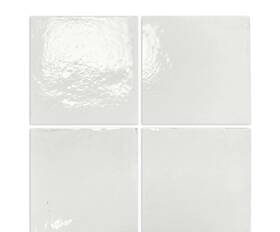 Mosa 44112091 Porcelain White Wall Tiles 15 X Cm 6 Inch Murals Line Glossy