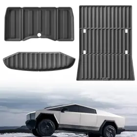 Fly0919-2 Moutainsmart 3pcs Truck Bed Mat Set Waterproof Pickup Liner For Cybertruck 2024
