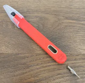 2515.05-4083 Mozart Solingen P1 Tf Precision Knife Leather Flash Deburring Tool With Mandrel