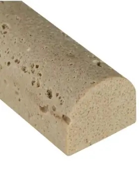 Msi 747583044112 Chairo Pencil Molding 0.75 Inch X 12 Honed Engineered Stone Marble Wall Tile