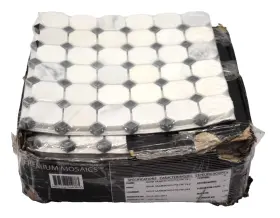 Msi 747583056818 Lot Of 10 Tiles Greecian White Octagon 12 Inch X 10mm Honed Marble Mosaic