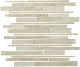 Msi 747583110183 1 Sheet Mosaics Snowcap Blend Interlocking Wall Tile Upc