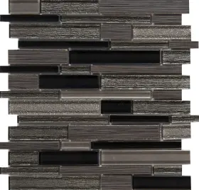 Amz-m-00329 Msi Metro Gris Stone Tile 12x12 Mosaic For Kitchen Backsplash Bathroom Shower 10 Sq