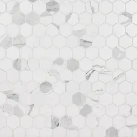 Amz-md-00518 Msi Eden Statuary 2 Inch X Hexagon Matte Porcelain Mosaic Tile For Bathr