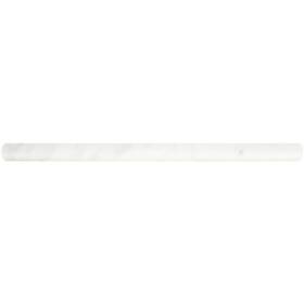 Msi Amz-md-00594 Carrara White 0.75 Inch X 12 Pencil Molding Honed Marble Wall Tile Fo