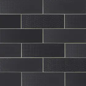 Amz-pt-00117 Msi Urbano Ink 4inch X 12inch Glossy Ceramic Subway Wall Tile For Bathroom Kitch