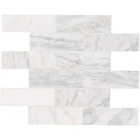 Capblu-2x6hc Msi Mosaic Tile 11.81 Inch L Honed Marble Mesh-mounted Floor Nft Wall Gray Capblu-2x6hc Msi Mosaic Tile 11.81 Inch L Honed Marble Mesh-mounted Floor Nft Wall Gray