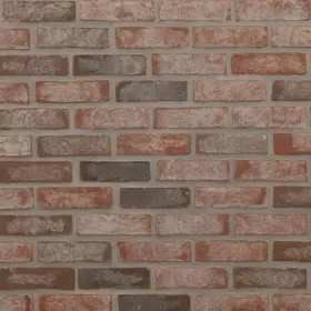 Ctl-nobred2x7-n Msi Noble Red 7 .55 Inch X 2.25 0.50 Clay Thick Thin Brick Box Of 50