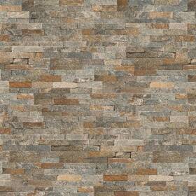 Msi Lpnlqambfal624-plt Lpnlq624-plt Stacked Stone 6 Inch X 24 Quartzite Hardscape Wall - Amber Falls