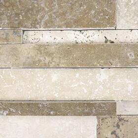 Msi Lpnltcasble624-3dh-plt Lpnlt624-3dh-plt 6 Inch X 24 Travertine Hardscape Wall Tile - Casa Blend