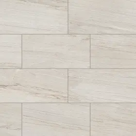 Nmalwhi1224l-3d Msi Nmal1224l-3d Malahari - 12 Inch X 24 Rectangle Floor And Wall White
