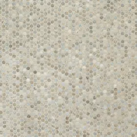 Smot-gls-penrd-stnela6mm Msi Smot-gls-penrd-6mm Glass Mosaics - 12 Inch X Penny Floor And Stonella