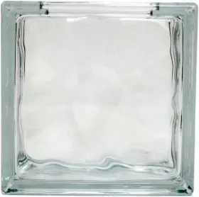Mulia Inc 313040961959 Tile And Glass 8 Inch X 3 Nominal Craft Block In Wave Pattern