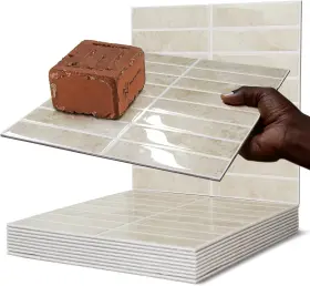 Thtmt01 Murartis 3d Peel And Stick Backsplash 10 Sheets Of 11.61ftft X 11.61ftft- Hard Pvc Self-a