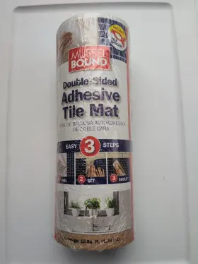 555605-w Musselbound 15 Sq Ft Wht Tile Adhesive Mat Use With Kitchen Backsplash Wall