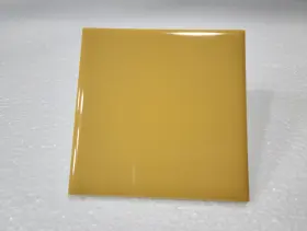 Mustard 769695561462 Orange Ceramic Tile 4.25 In Subway Square Mid Century Modern Goldenrod