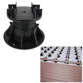 Muzata 730759227945 8pack Plastic Adjustable Deck Support Pedestal Paver Floor R