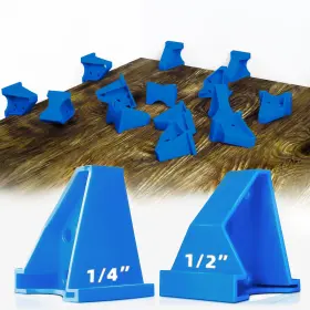 Naacoo 711181347074 Flooring Spacers 20pack 1/4ftft Gap And 1/2ftft Laminate Wood To