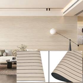 Namaii Na-pws25001001-l-wood 3d Wall Panels Peel And Stick 15.74 Inch X118 Pvc Faux Wood Grain Texture Self