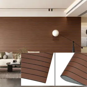 Na-pws25001003-d-wood Namaii 3d Wall Panels Peel And Stick 15.74 Inch X118 Pvc Faux Wood Grain Texture Self