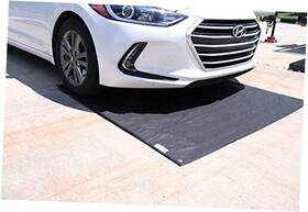 New Pig Corporation Inc. - Pm50087 By - Oil Mats For Garage 5ft X Black Car Containment Mat Driveway