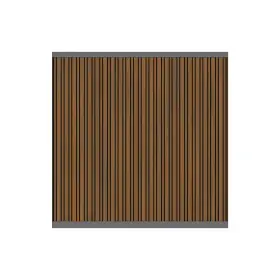 Newtechwood 313031788701 Ultraeasy 6 Ft. X Peruvian Teak Composite Hybrid Style Vertical Fence Pane