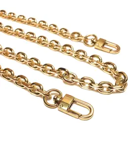 Next Fashion 680548861433 Rolo Purse Chain Diamond Cut Crossbody Shoulder Strap 9mm Polished - Gold