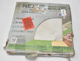 Ftvma40220 Nexus Tile Collection Self Adhesive Vinyl Floor Tiles Classic 12 Inch X12 20 Pack