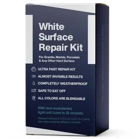 Nnrepair 680812014970 Quartz Countertop Repair Kit Clear White Acrylic And Dark Color - Idea