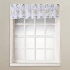 No. 918 46373 No. Eves Garden Semi-sheer Rod Pocket Kitchen Curtain Valance 54 Inch X 14
