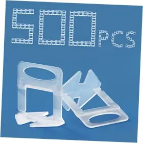 Nothers 717749199024 Tile Leveling System 1/8 Inch Spacers Leveler Clips Diy 500
