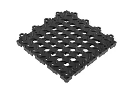 620s1212bl Notrax 6 Pieces Of Diamond Flex-lok Antifatigue Anti-slip Floor Mat 12x12 Inch
