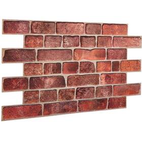 Novecrafto 061064150457 3d Faux Brick Wall Panels 37.8 X 18.9 - 10 Sheets Covers 4.6 Sqm / 49.6 Sq