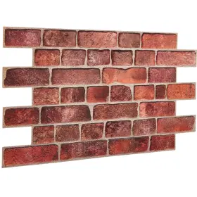 Novecrafto 061064150457 3d Faux Brick Wall Panels 37.8 X 18.9 - 10 Sheets Covers 4.6 Sqm / 49.6 Sq
