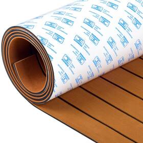 Oceanbroad Obf22023601bwb Eva Foam Self-adhesive Boat Flooring 96 Inch X36 Faux Teak Marine Decking Sheet