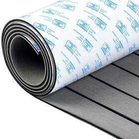 Oceanbroad Obf22023601gyb Boat Flooring Eva Foam Self-adhesive 96ftftx36ftft Faux Teak Marine Decking