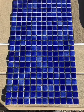 Cay-tortob2 Oceanmosaics Glass Swimming Pool Tile Islamorada 1x1 Shower Spa Backsplash Pacific Blue Cay-tortob2 Oceanmosaics Glass Swimming Pool Tile Islamorada 1x1 Shower Spa Backsplash Pacific Blue