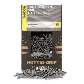 Ohiy 688201303085 Huttig-grip Flooring Series Underlayment Nail 1-1/4 Inches Ring Shank Bright